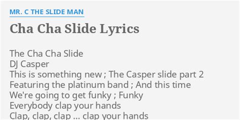 lyrics to cha cha slide|cha cha slide lyrics new.